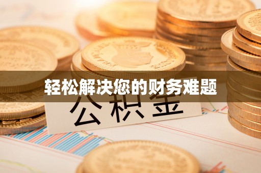 金州轻松解决您的财务难题